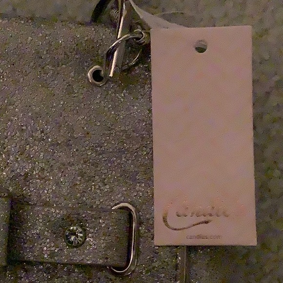 Silver bag with metal bow front - Picture 4 of 4